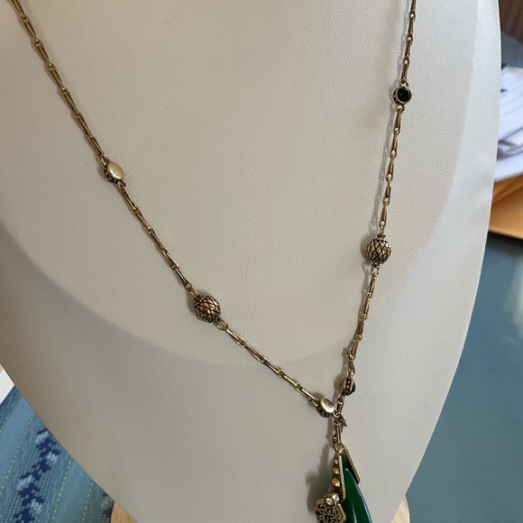 Alexander McQueen Gold Seal Signature Double Layer Necklace - Picture 4 of 6